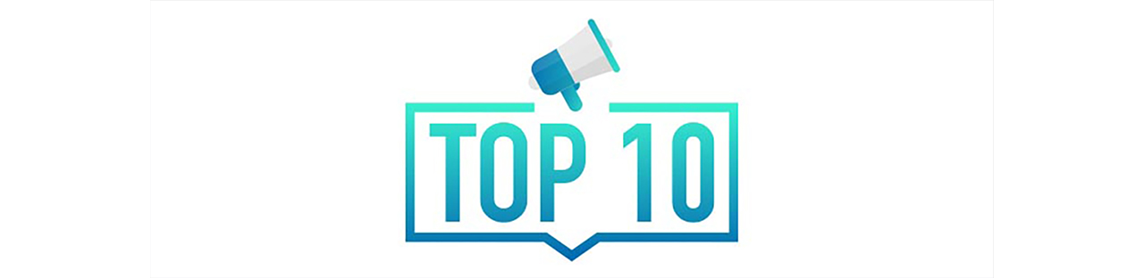 Graphic with words “Top Ten”